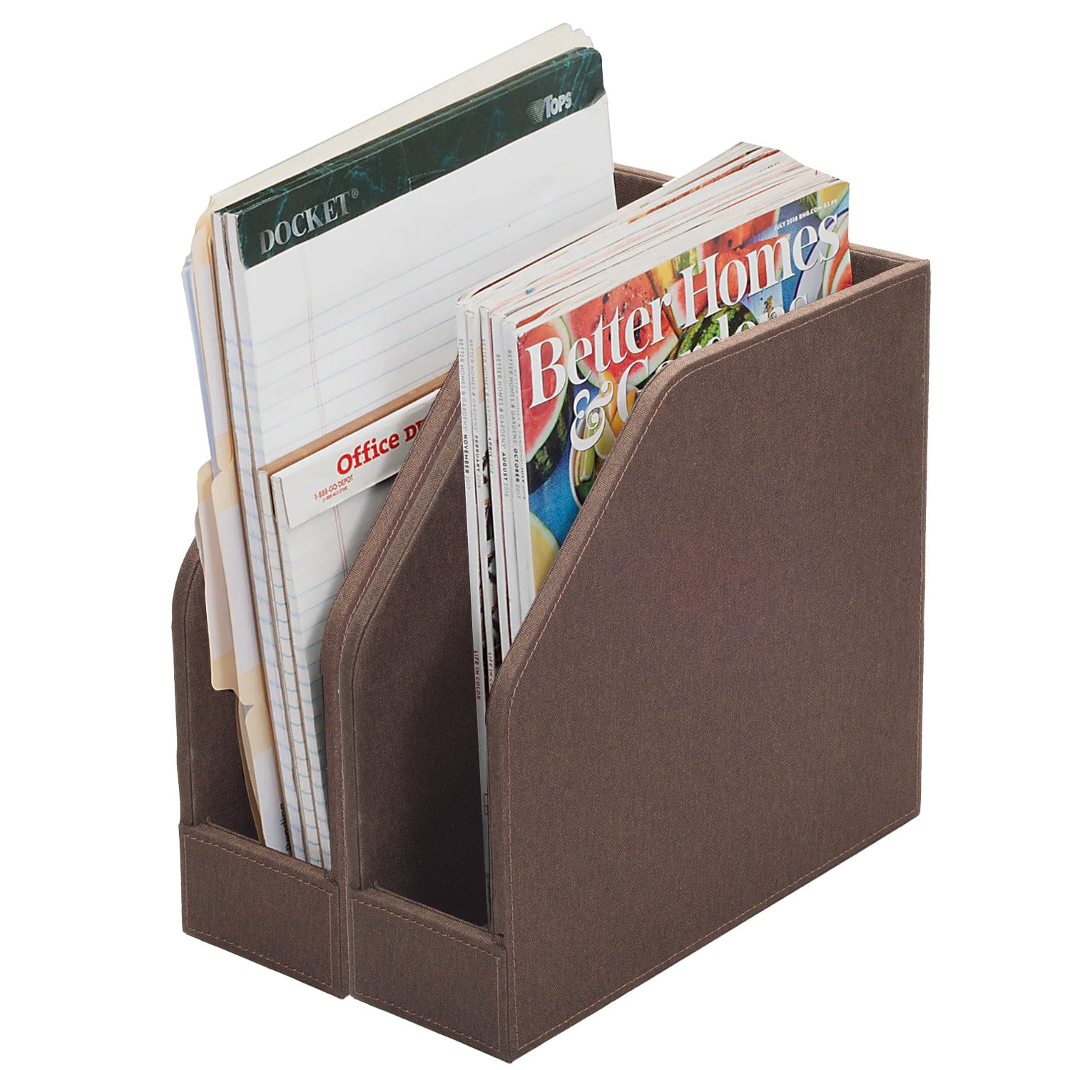 Executive Vertical File Holders, 2 pc Combo