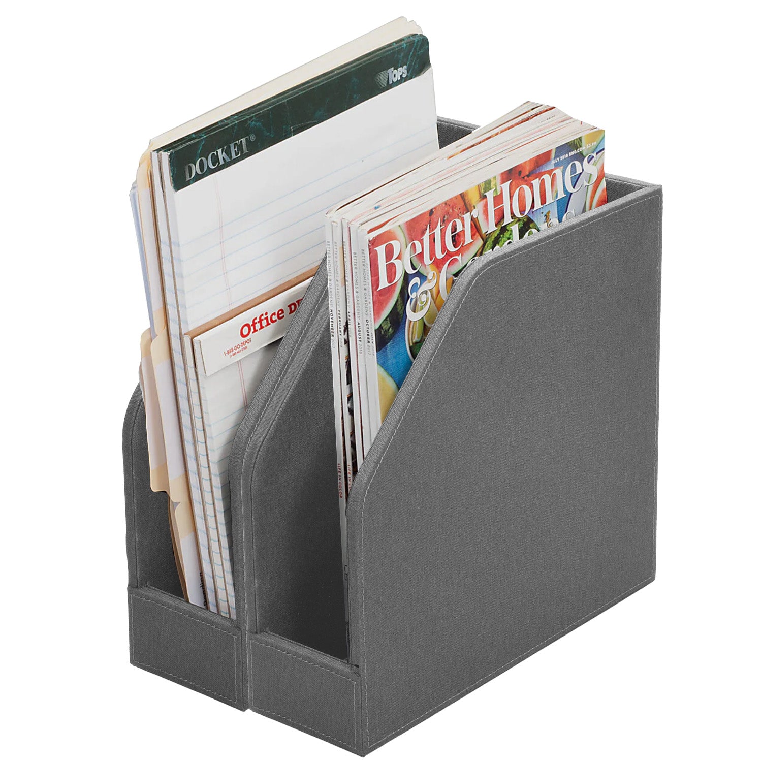 Executive Vertical File Holders, 2 pc Combo