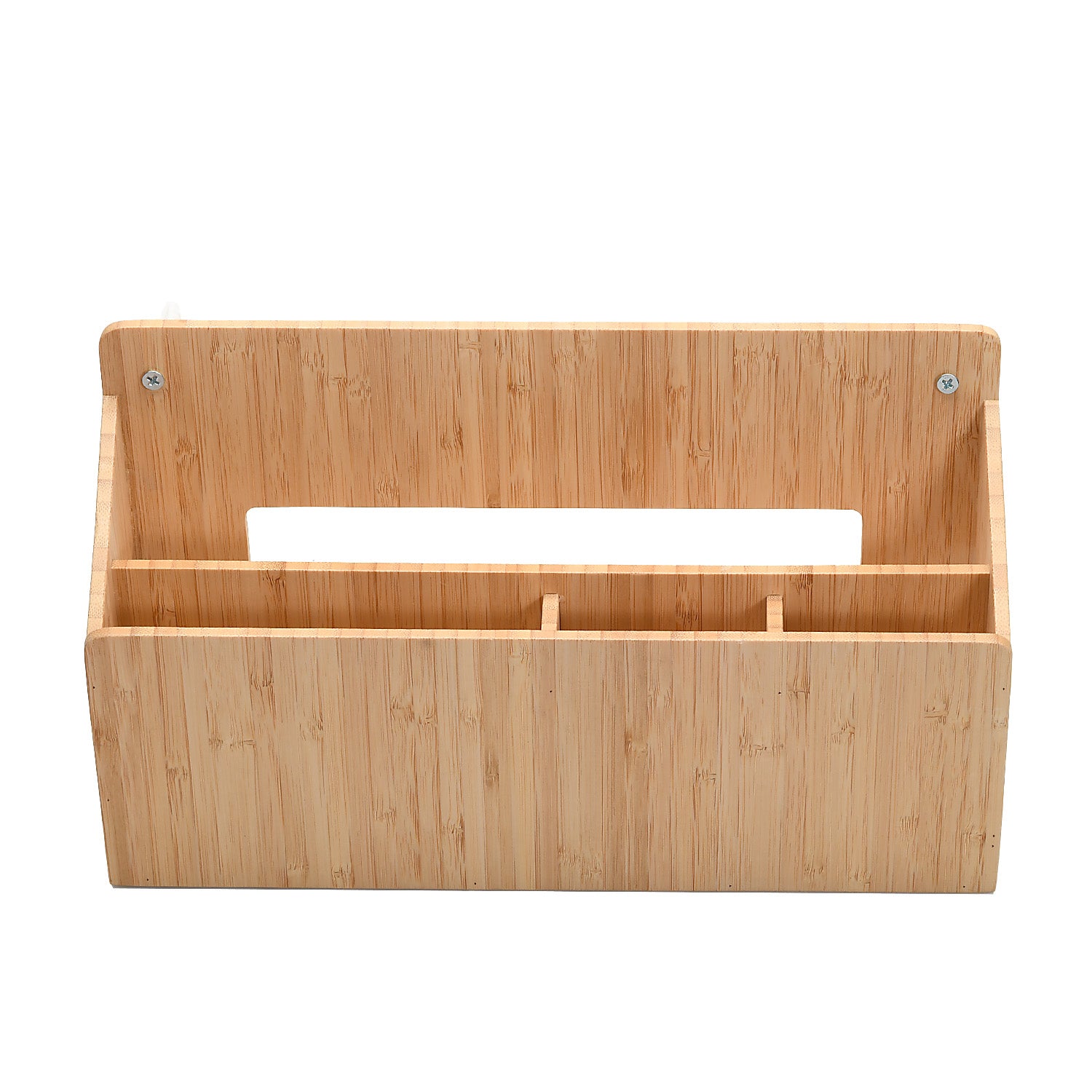 Bamboo Multi Purpose Wall Mounted Organizer