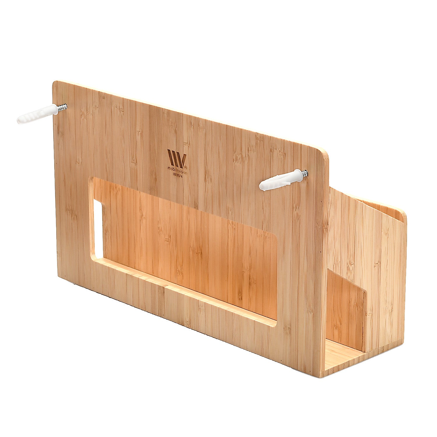 Bamboo Multi Purpose Wall Mounted Organizer